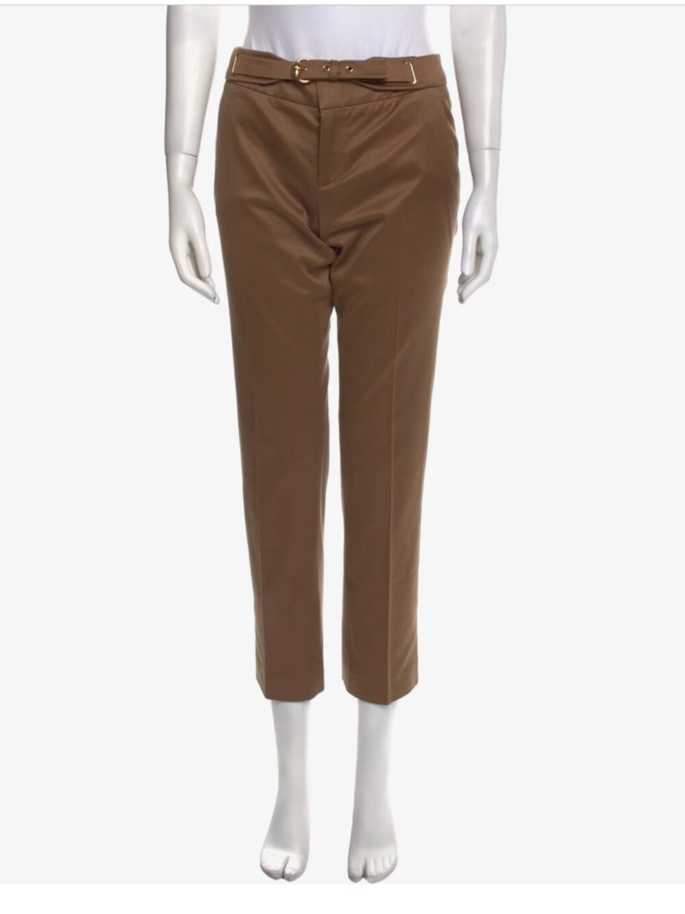 Gucci  Straight Leg Pants  Neutrals | Size: S